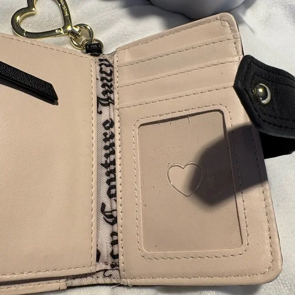 Juicy Couture Black Wallet with Gold Accents - Picture 4 of 5